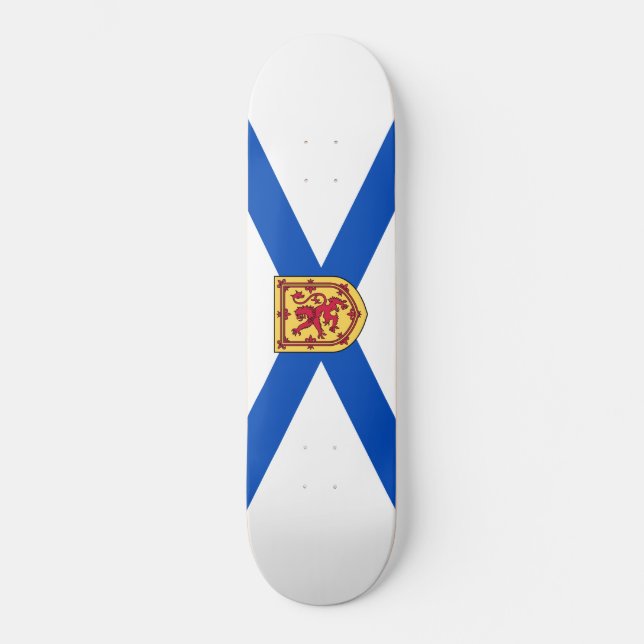 Skateboard Drapeau de la Nouvelle-Écosse (Province canadienne (Recto)