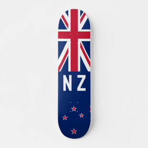 Skateboard Drapeau de la Nouvelle-Zélande - Stylisé