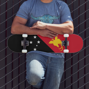 Skateboard Drapeau de la Papouasie-Nouvelle-Guinée