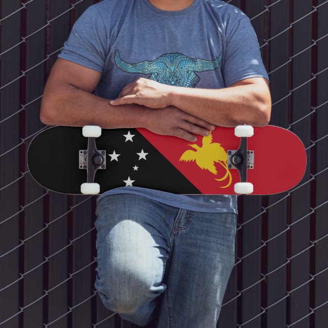 Skateboard Drapeau de la Papouasie-Nouvelle-Guinée (Extérieur 3)