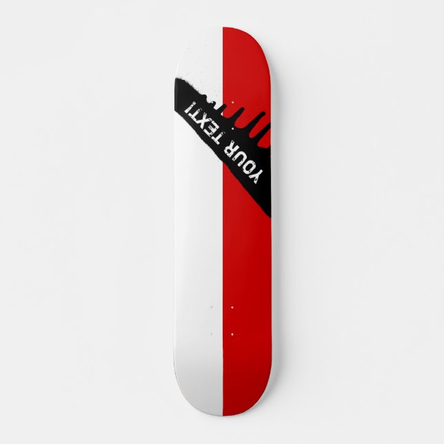 Skateboard Drapeau de la Pologne (Devant)