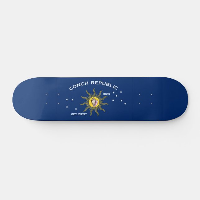 Skateboard Drapeau de la République des Conchs (Horz)