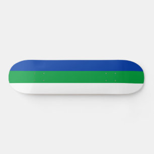 Skateboard Drapeau de la République Komi