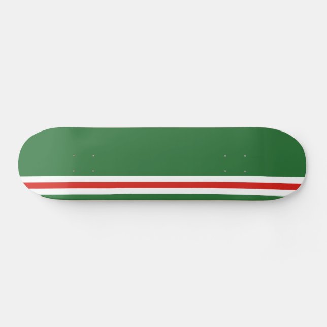 Skateboard Drapeau de la République tchétchène d'Ichkérie (Horz)