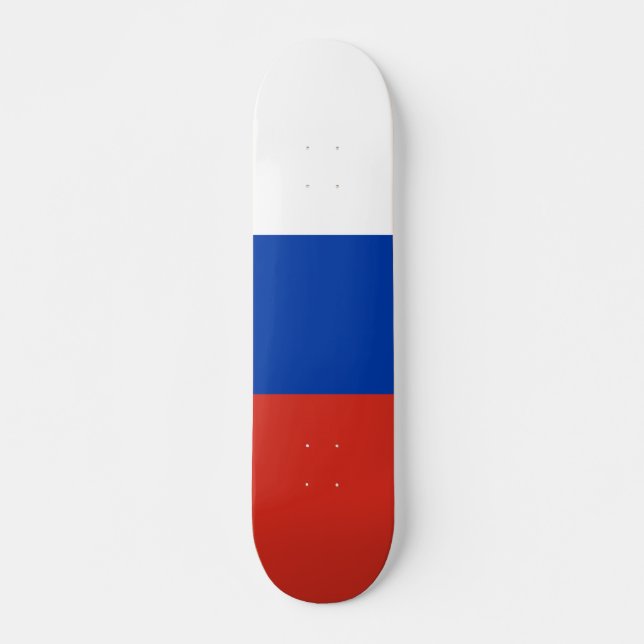 Skateboard Drapeau de la Russie (Devant)