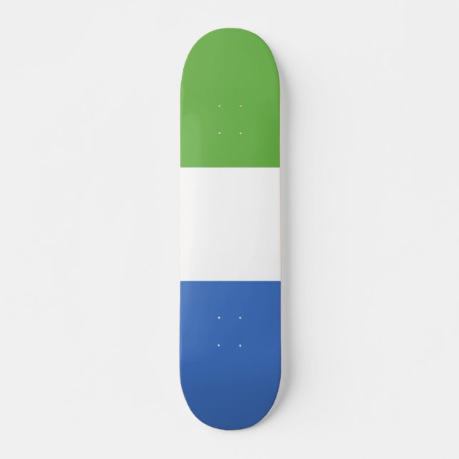 Skateboard drapeau de la Sierra Leone (Devant)