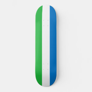 Skateboard Drapeau de la Sierra Leone
