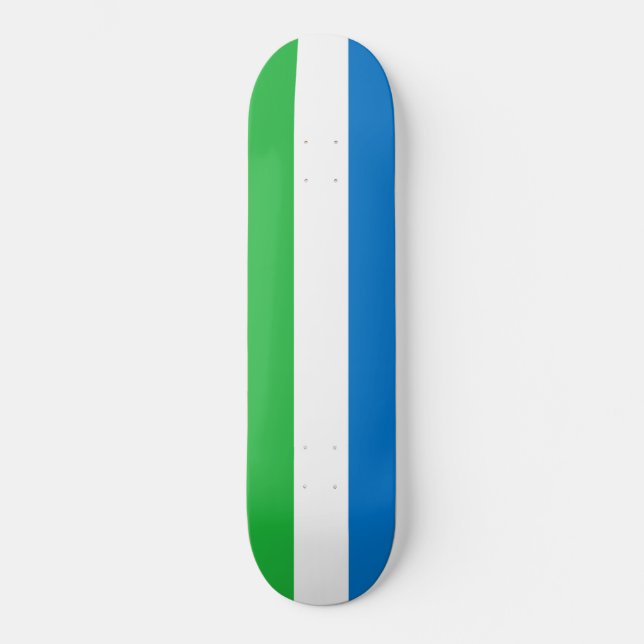 Skateboard Drapeau de la Sierra Leone (Recto)