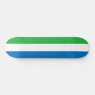 Skateboard Drapeau de la Sierra Leone
