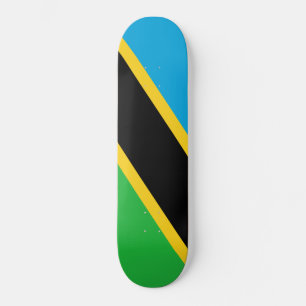 Skateboard Drapeau de la Tanzanie