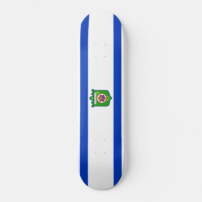 Skateboard Drapeau de la ville de Tel Aviv (Israël) (Recto)