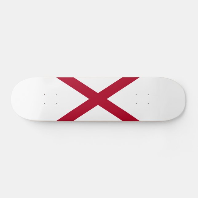 Skateboard Drapeau de l'Alabama (Horz)