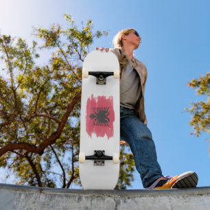 Skateboard Drapeau de l'Albanie bracelet, drapeau national