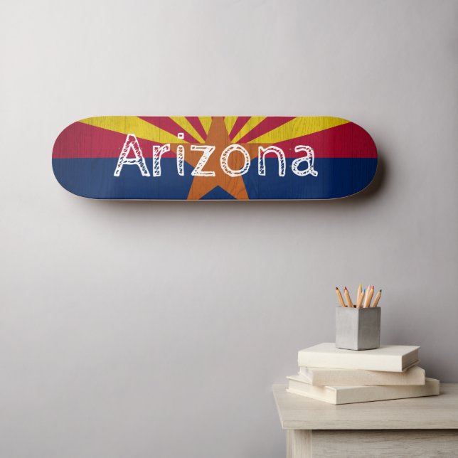 Skateboard Drapeau de l'Arizona (Art mural (Horz))