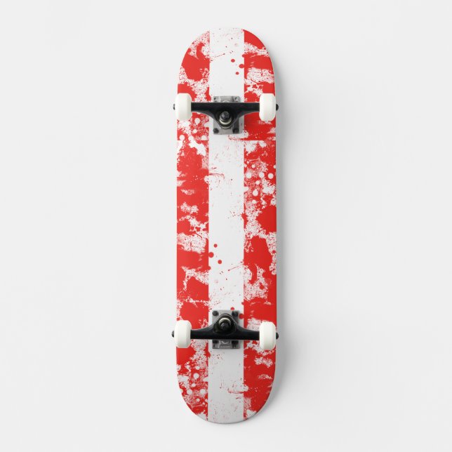 Skateboard Drapeau de l'Autriche (Recto)