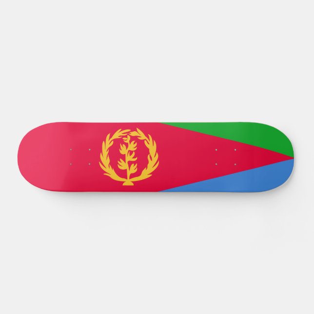 Skateboard Drapeau de l'Érythrée (Horz)