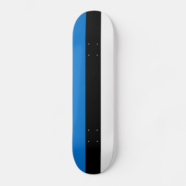 Skateboard Drapeau de l'Estonie (Recto)