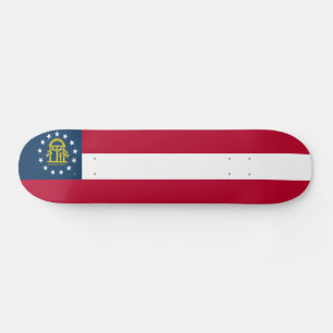 Skateboard Drapeau de l'État de Géorgie