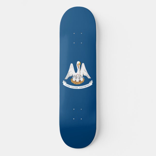 Skateboard Drapeau de l'État de Louisiane (Recto)