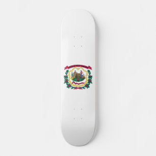 Skateboard Drapeau de l'État de Virginie-Occidentale