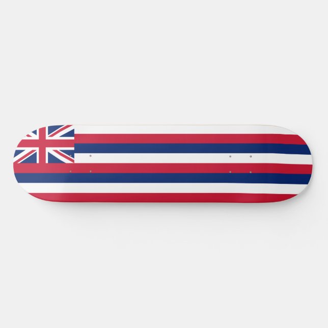 Skateboard Drapeau de l'État d'Hawaii (Horz)