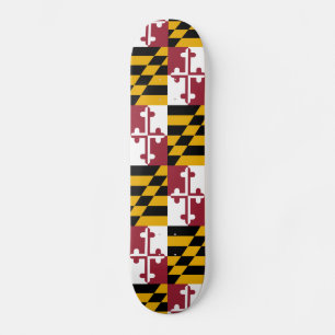 Skateboard Drapeau de l'État du Maryland