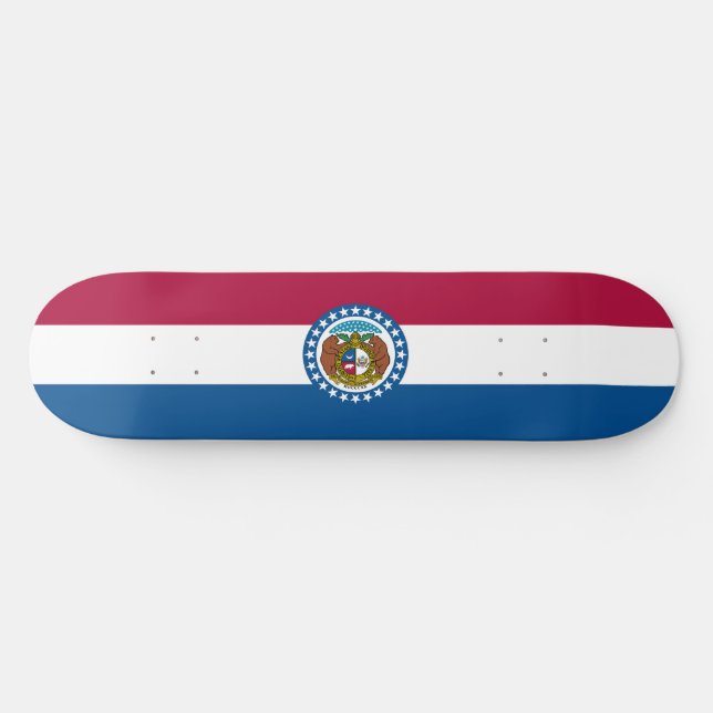 Skateboard Drapeau de l'État du Missouri (Horz)