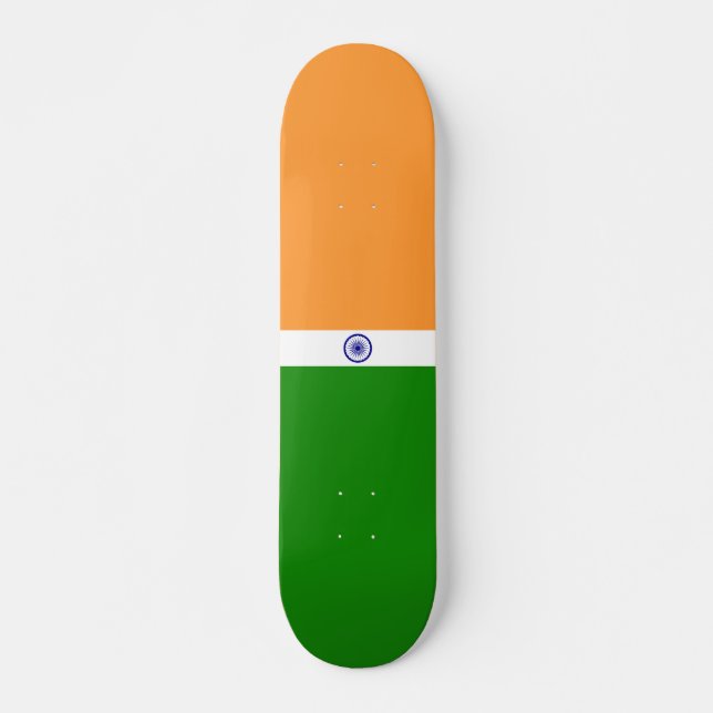 Skateboard Drapeau de l'Inde (Devant)