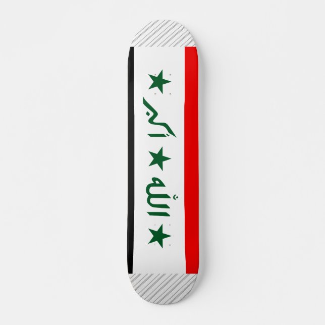 Skateboard Drapeau de l'Irak (Devant)