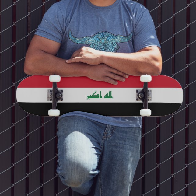 Skateboard Drapeau de l'Irak (Extérieur 3)