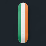Skateboard Drapeau de l'Irlande<br><div class="desc">Drapeau patriotique de l'Irlande.</div>