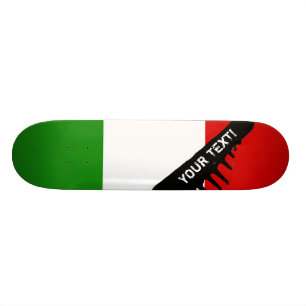 Skateboard Drapeau de l'Italie