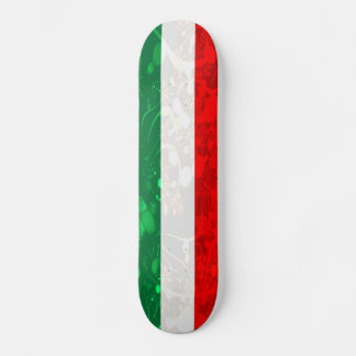 Skateboard Drapeau de l'Italie Abstraite