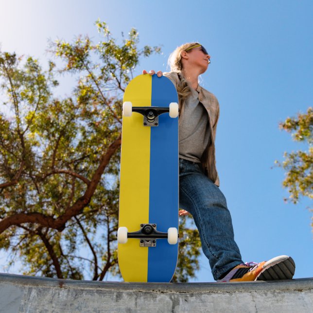 Skateboard Drapeau de l'Ukraine (Extérieur 1)