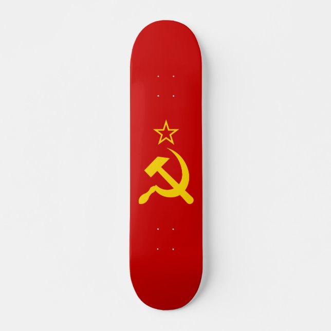 Skateboard Drapeau de l'URSS - Drapeau de l'Union soviétique (Devant)