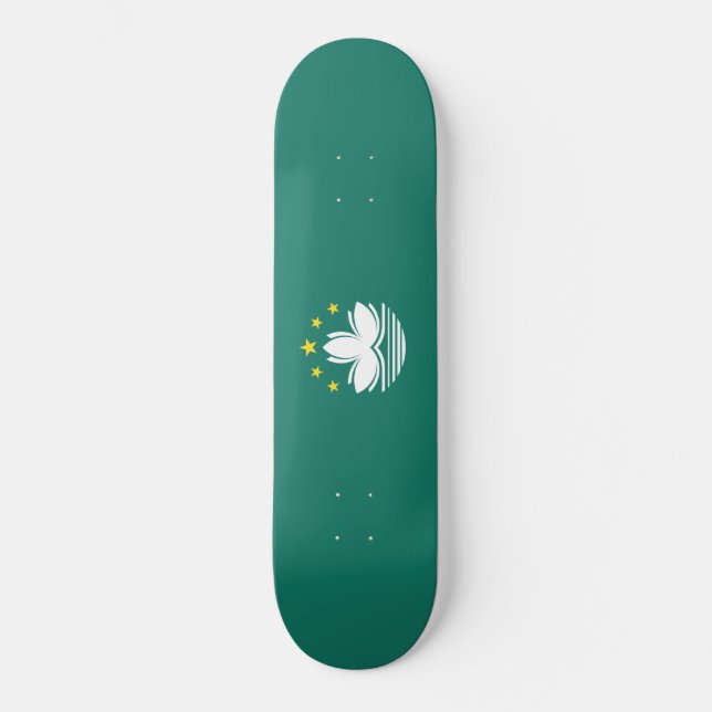 Skateboard Drapeau de Macao (Région chinoise) (Recto)
