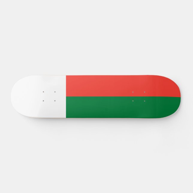 Skateboard Drapeau de Madagascar (Horz)