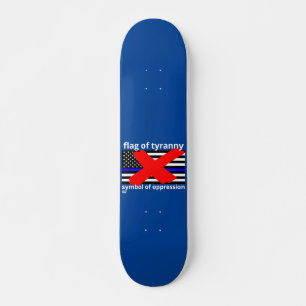 Skateboard Drapeau de police de la ligne bleue "DRAPEAU DE TY