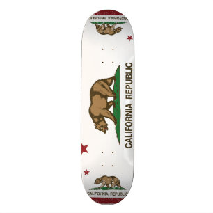 Skateboard Drapeau de République de la Californie