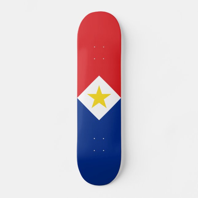 Skateboard Drapeau de Saba (Recto)