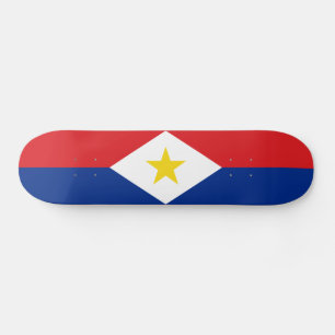 Skateboard Drapeau de Saba