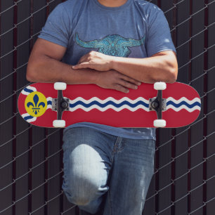 Skateboard Drapeau de Saint-Louis, Missouri