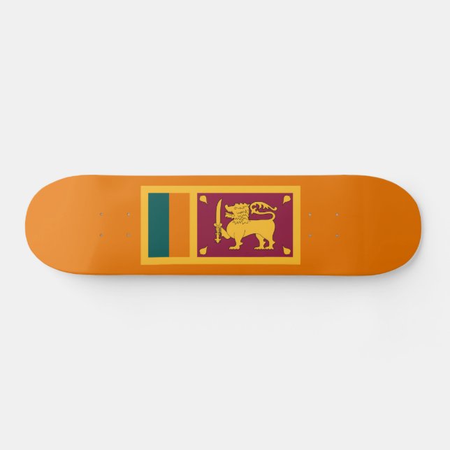 Skateboard Drapeau de Sri Lanka (Horz)