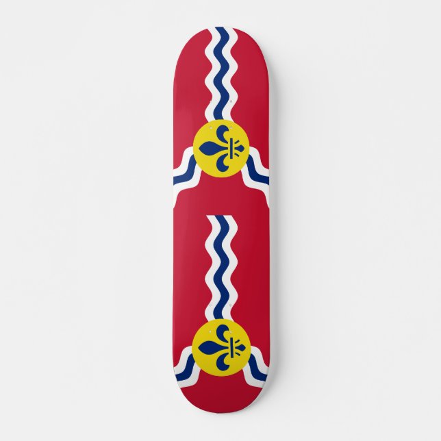 Skateboard Drapeau de St. Louis, Missouri (Devant)