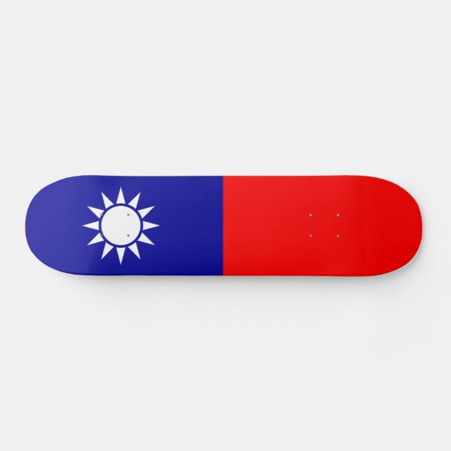 Skateboard Drapeau de Taïwan (Horz)