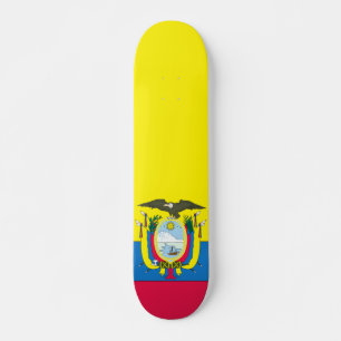 Skateboard Drapeau d'Ecuadorian