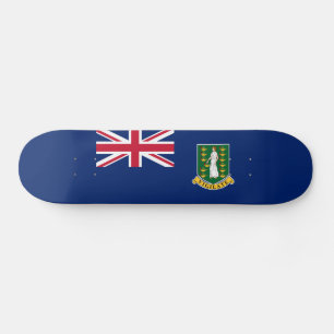 Skateboard Drapeau des îles Vierges britanniques