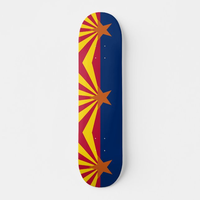 Skateboard Drapeau d'État de l'Arizona (Devant)