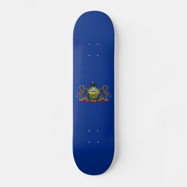 Skateboard Drapeau d'État de Pennsylvanie (Recto)