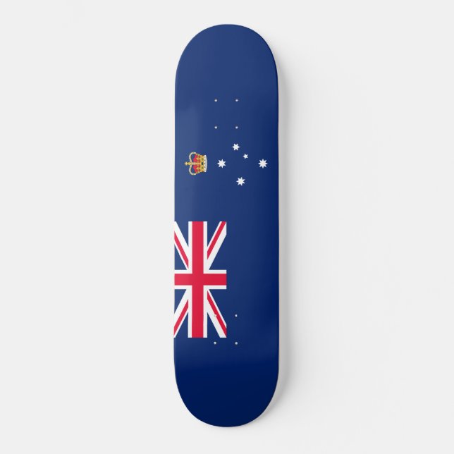 Skateboard Drapeau d'État de Victoria (Australie) (Recto)